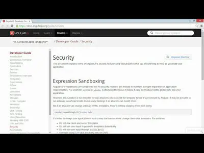 Pluralsight - AngularJS Security Fundamentals (2015)