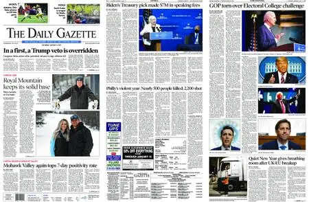 The Daily Gazette – January 02, 2021