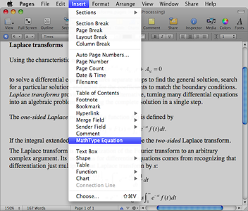MathType v6.7e Mac OS X