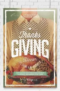 GraphicRiver Thanksgiving Day Flyer Template