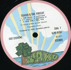 Cat Stevens – Teaser and the Firecat {UK, Sterling, LH} Vinyl Rip 24/96
