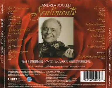 Andrea Bocelli - Sentimento (2002) {Special Limited Edition}