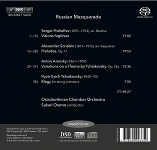 Sakari Oramo, Ostrobothnian Chamber Orchestra - Russian Masquerade: Prokofiev, Scriabin, Arensky, Tchaikovsky (2019)