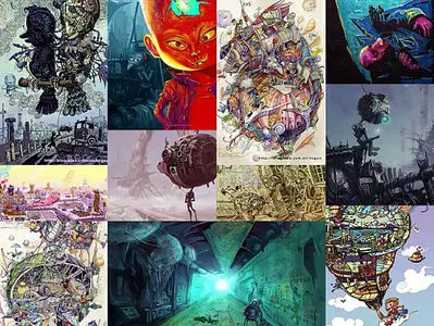 Psychedelic Artworks of Huangchaogui