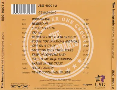 The Immigrants - One Planet Under One Groove [USG 40001-2] {Germany 1995}