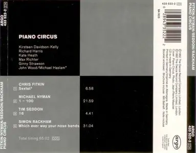 Fitkin - Nyman - Seddon - Rackham - Piano Circus (1992)