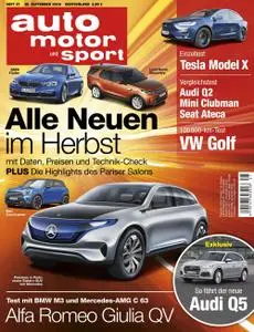 Auto Motor und Sport – 30. September 2016