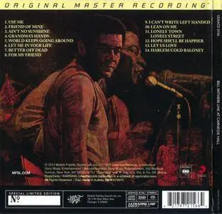 Bill Withers - Live at Carnegie Hall (1973) [MFSL Remastered 2014]