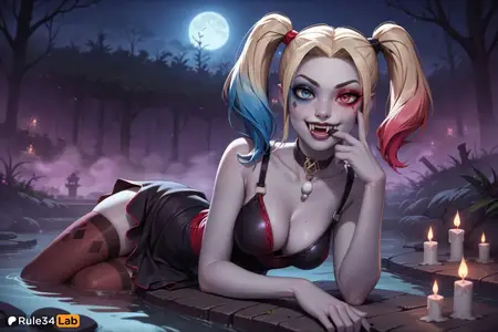 Harley Quinn - Halloween (AI Generated)