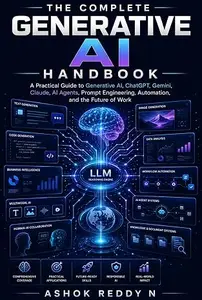 The Complete Generative AI Handbook: A Practical Guide to Generative AI, ChatGPT, Gemini, Claude, AI Agents, Prompt