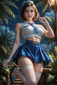 Ellie flight attendant - Preview (AI Generated)