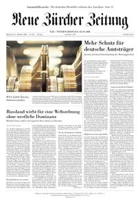 Neue Zurcher Zeitung International  - 23 Oktober 2024