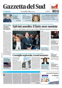Gazzetta del Sud Cosenza - 21 Dicembre 2024