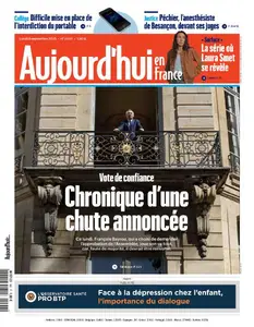 Aujourd’hui en France - 8 Septembre 2025