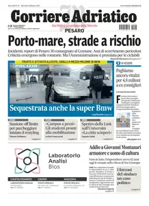 Corriere Adriatico Pesaro - 4 Febbraio 2025