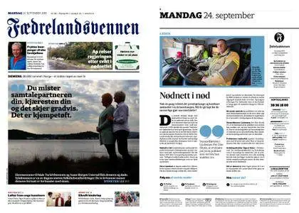 Fædrelandsvennen – 24. september 2018