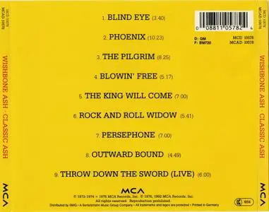 Wishbone Ash - Classic Ash (1977) {1992, Reissue}
