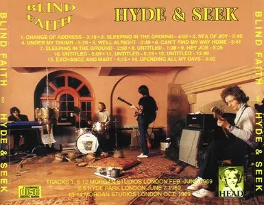 Blind Faith - Hyde & Seek Morgan Studios 1969