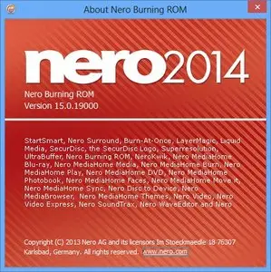 Nero Burning ROM 2014 15.0.02100