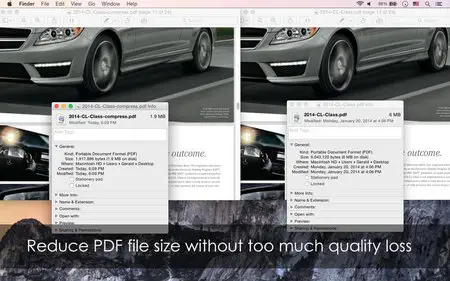 Compress PDF v1.6 Mac OS X