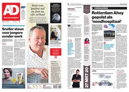 Algemeen Dagblad - Rotterdam Stad – 27 maart 2020