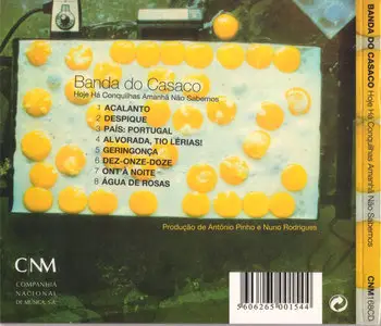 Banda do Casaco - Hoje Há Conquilhas, amanhã não Sabemos (1977)