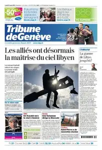 TRIBUNE DE GENEVE  21 Mars 2011