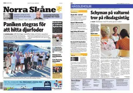 Norra Skåne – 03 augusti 2018