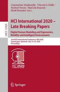 HCI International 2020 – Late Breaking Papers: Digital Human Modeling and Ergonomics, Mobility and Intelligent Environments