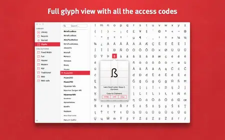 Fonts v1.0.1 Mac OS X