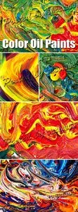 Stock Photo - Color Oil Paints