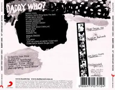 Daddy Cool - Daddy Who? Daddy Cool! (1971) 40th Anniversary Edition, Expanded Remastered 2011