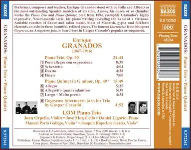 LOM Piano Trio, Manuel Porta Gallego, Joaquín Riquelme García - Enrique Granados: Piano Trio, Piano Quintet (2010)