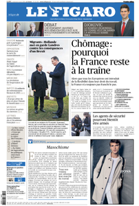 Le Figaro du Vendredi 4 Mars 2016