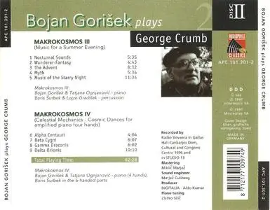 George Crumb - Makrokosmos III & IV - Bojan Gorisek (1997) {Audiophile Classics APC101301-2}