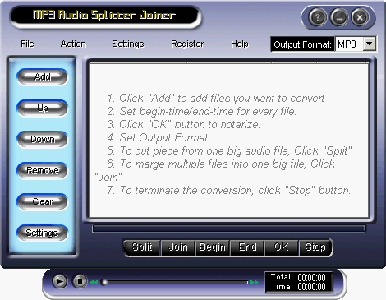 HiFi MP3 Audio Splitter Joiner ver.2.00