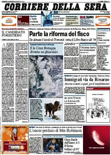 Il Corriere della Sera (10-01-10)