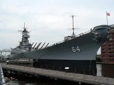 USS Wisconsin BB-64 Walk Around 
