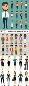 Vectors - Different People Set 2