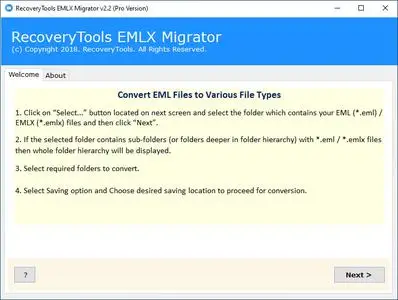 RecoveryTools EMLX Migrator 2.2.0