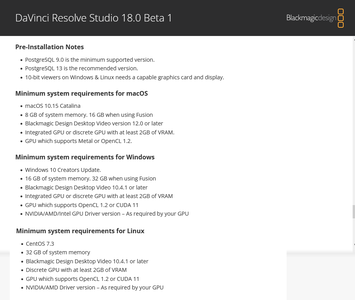 Blackmagic Design DaVinci Resolve Studio 18.0b1