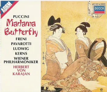 Puccini - Madama Butterfly - Freni - Pavarotti ( CD 1987 )