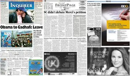 Philippine Daily Inquirer – February 28, 2011