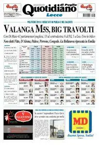 Quotidiano di Puglia Lecce - 6 Marzo 2018