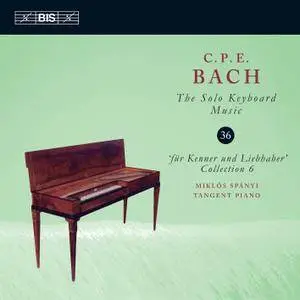 Miklós Spányi - C.P.E. Bach: The Solo Keyboard Music, Vol. 36 (2018) [Official Digital Download 24/96]