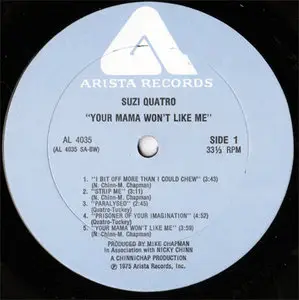 Suzi Quatro - Your Mama Won't Like Me (Arista AL 4035) (US 1975) (Vinyl 24-96 & 16-44.1)