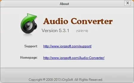 iOrgsoft Audio Converter 5.3.1