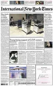 International New York Times - 11 August 2016