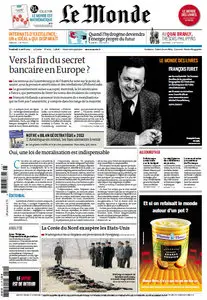 Le Monde - Vendredi 12 Avril 2013