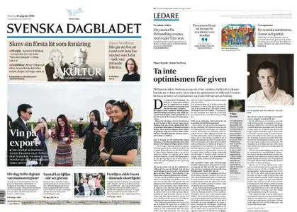 Svenska Dagbladet – 18 augusti 2019